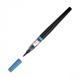Pentel - Pentel Arts Colour Brushes Fırça Uçlu Kalem Sky Blue 110