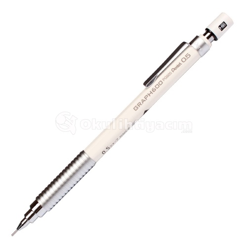 Pentel Graph 600 Versatil Kalem 0.5 mm (Beyaz)