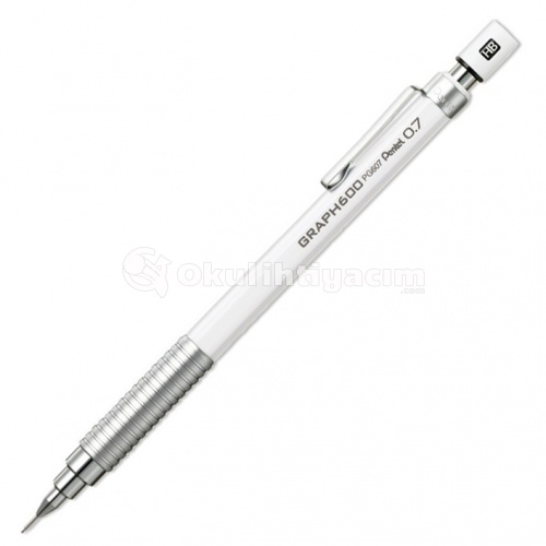 Pentel Graph 600 Versatil Kalem 0.7 mm (Beyaz)