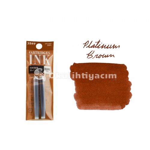 Platinum Cartridges Ink Yedek Kartuş 2'li Kahverengi
