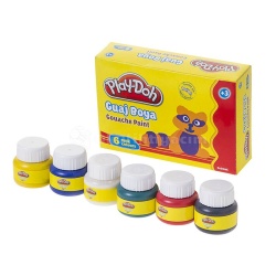 Play-Doh - Play-Doh 6 Renk Guaj Boya 30ml GU001