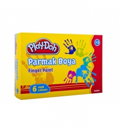 Play-Doh - Play-Doh 6 Renk Parmak Boya 30ml PR001