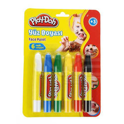 Play-Doh - Play-Doh 6 Renk Yüz Boyası YU001