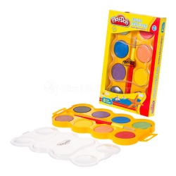 Play-Doh - Play-Doh 8 Renk Jumbo Sulu Boya SU005