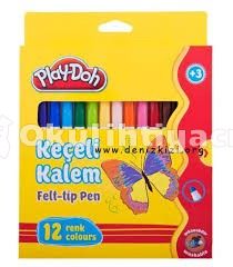 Play-Doh Keçeli Kalem Seti 12 Renk KE007