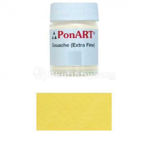 Ponart Guaj Boya 15 ml No:8024 Primer Yellow