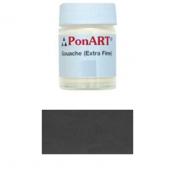 Ponart - Ponart Guaj Boya 15 ml No:8737 Black