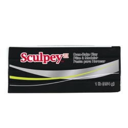 Sculpey - Sculpey III Polymer Clay 454g Black