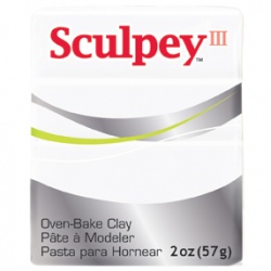Sculpey - Sculpey Polimer Kil No:001 Beyaz
