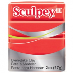 Sculpey - Sculpey Polimer Kil No:583 Sıcak Kırmızı