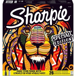 Sharpie - Sharpie Permanent Marker Karışık Kutu Aslan 26lı 2110123