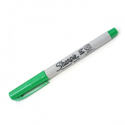 Sharpie - Sharpie Permanent Marker Ultra Fine Point Yeşil