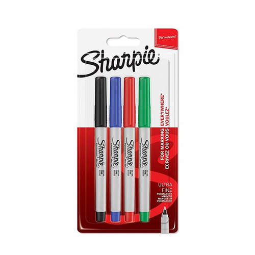 Sharpie Ultra Fine Point Marker Kalem 4lü Set