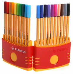 Stabilo - Stabilo Point 88 İnce Keçe Uçlu Kalem 20li Color Parade Set