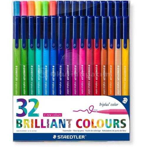 Staedtler Triplus Color Keçe Uçlu Kalem Brilliant Colours 32li