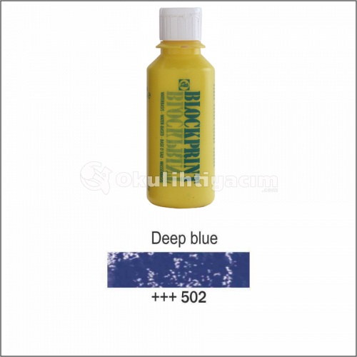 Talens Blockprint Linol Baskı Boyası 250ml Deep Blue