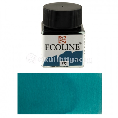 Talens Ecoline 30 ml Turquoise Blue No:522