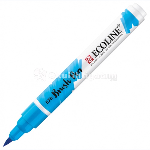 Talens Ecoline Brush Pen Sky Blue (Cyan) 578