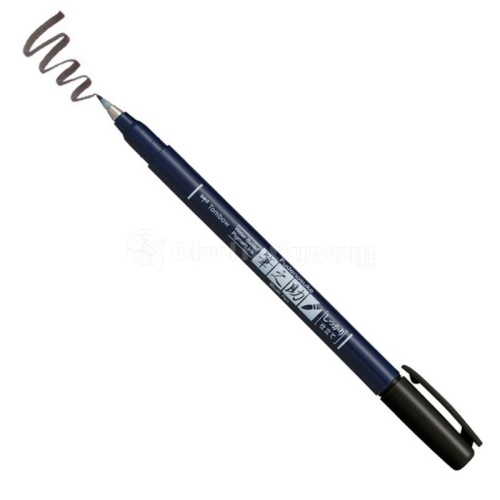 Tombow Fudenosuke Brush Pen Fırça Uçlu Kalem 38 Black