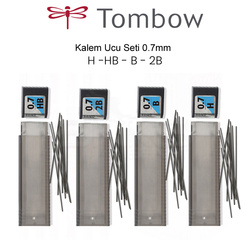 Tombow - Tombow Kalem Ucu Seti 0.7mm H,HB,B,2B 4 lü set B