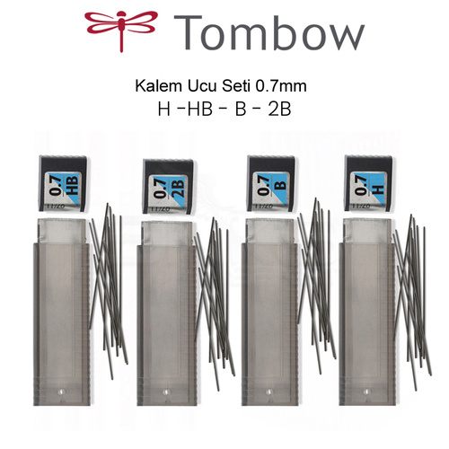 Tombow Kalem Ucu Seti 0.7mm H,HB,B,2B 4 lü set B