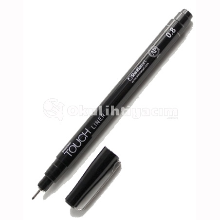 Touch Liner Siyah Teknik Çizim Kalemi 0.8