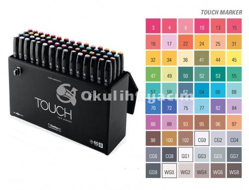 Touch Twin Marker Kalem Seti- 60 Renk-Set B
