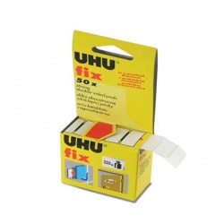 UHU - Uhu Fix Çift Taraflı Yapıştırıcı 50 Adet 12 x 18 mm 44385
