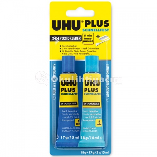 Uhu Quickset Hızlı Epoksi Bazlı Yapıştırıcı (UHU40608)