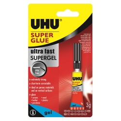 Uhu - Uhu Super Glue Gel 3 gr- Jel Tip Japon Yapıştırıcı (UHU40360)