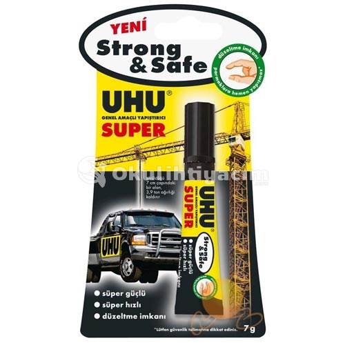 UHU Super Strong & Safe Blister Güçlü Yapıştırıcı (UHU39370)