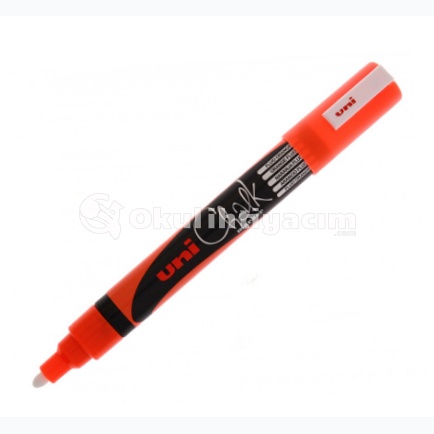Uni Chalk Marker Wet Wipe Fluo Orange 1.8 - 2.5 mm