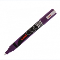 Uni - Uni Chalk Marker Wet Wipe Violet 1.8 - 2.5 mm