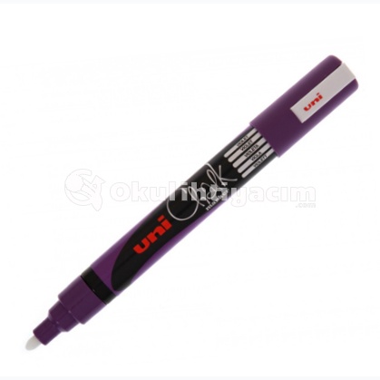 Uni Chalk Marker Wet Wipe Violet 1.8 - 2.5 mm