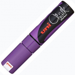 Uni - Uni Chalk Marker Wet Wipe Violet 8.0 mm