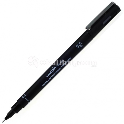 Uni Pin Fine Line Siyah Teknik Çizim Kalemi 0,2