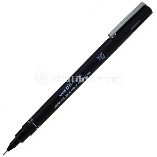 Uni Pin Fine Line Siyah Teknik Çizim Kalemi 0,3