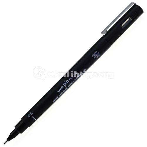 Uni Pin Fine Line Siyah Teknik Çizim Kalemi 0,5