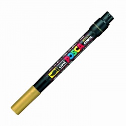Posca - Uni Posca Fırça Uçlu Marker PCF-350 Gold