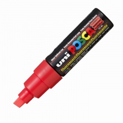 Posca - Uni Posca Marker PC-8K 8,0 MM Fluo Red