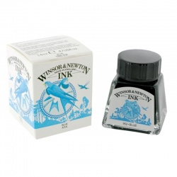 Winsor & Newton - Winsor & Newton Ink Çizim Mürekkebi 14 ml 032 Blue