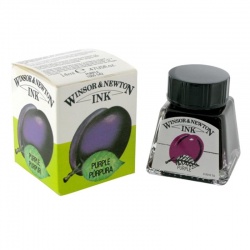 Winsor & Newton - Winsor & Newton Ink Çizim Mürekkebi 14 ml 542 Purple