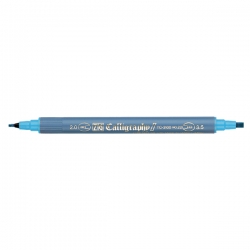 Zig - Zig Calligraphy II Çift Uçlu Kaligrafi Kalemi 2mm & 3.5mm - Cobalt Blue 031