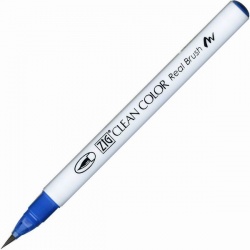 Zig - Zig Clean Color Real Brush Fırça Uçlu Marker Kalem 034 Dull Blue