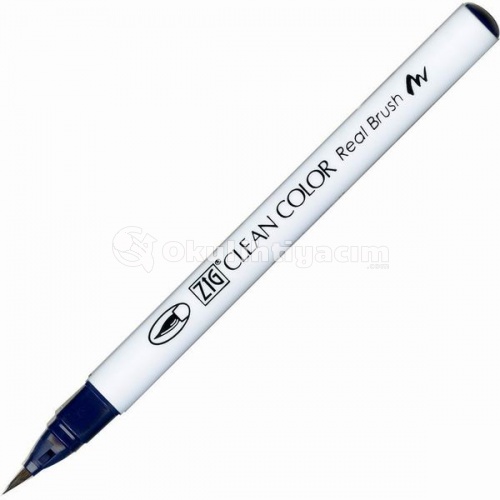 Zig Clean Color Real Brush Fırça Uçlu Marker Kalem 035 Deep Blue
