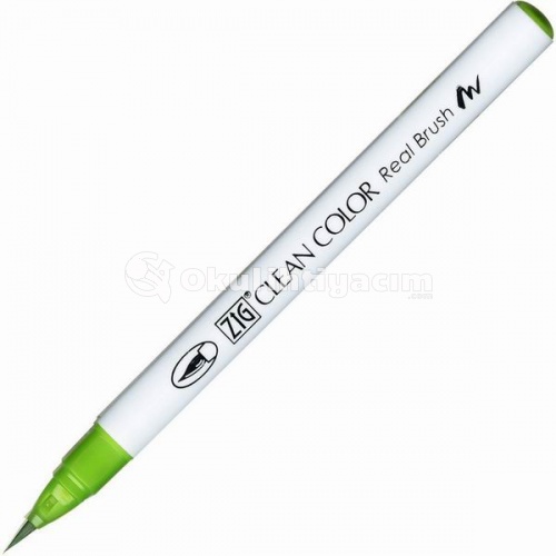 Zig Clean Color Real Brush Fırça Uçlu Marker Kalem 041 Light Green