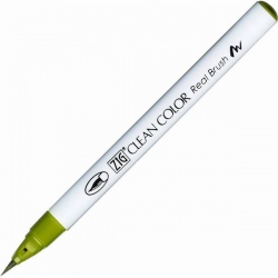 Zig - Zig Clean Color Real Brush Fırça Uçlu Marker Kalem 046 Mid Green