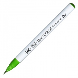 Zig - Zig Clean Color Real Brush Fırça Uçlu Marker Kalem 047 May Green