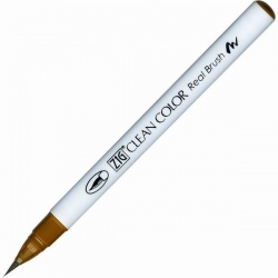 Zig - Zig Clean Color Real Brush Fırça Uçlu Marker Kalem 066 Dark Oatmeal