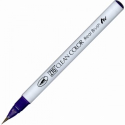 Zig - Zig Clean Color Real Brush Fırça Uçlu Marker Kalem 084 Deep Violet